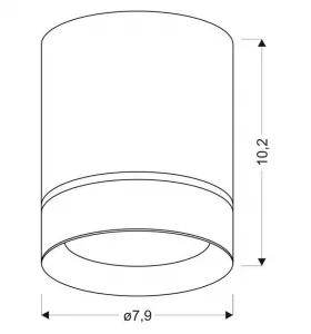 Stropné svetlo TUBA Candellux