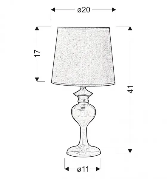 Stolová lampa BERKANE Candellux