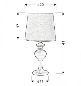 Stolová lampa BERKANE Candellux