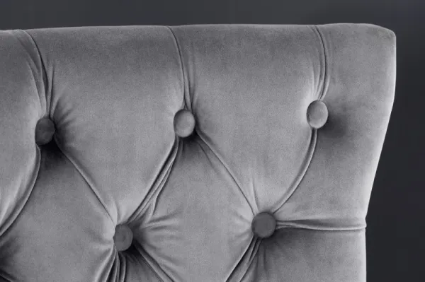 Chesterfield barová stolička FRIXON Dekorhome Modrá