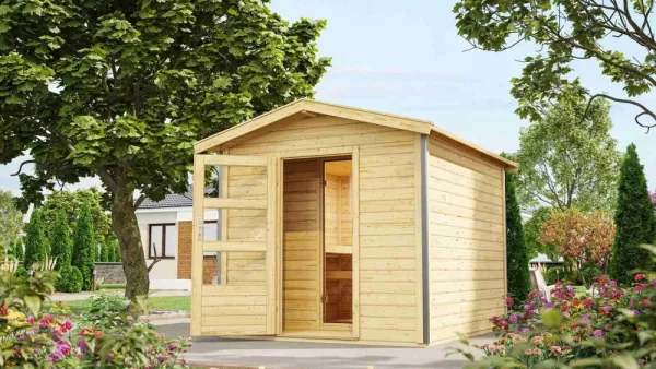 Vonkajšia fínska sauna BOSS Lanitplast