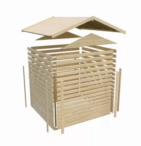 Vonkajšia fínska sauna BOSS Lanitplast