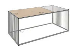 Konferenčný stolík XANTHOS Dekorhome Dub divoký