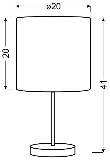 Stolová lampa TIMBER Candellux