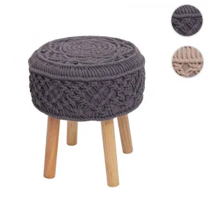 Macramé taburet