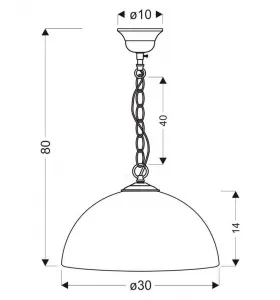 Závěsná lampa SUGAR s nastavitelnou výškou Candellux