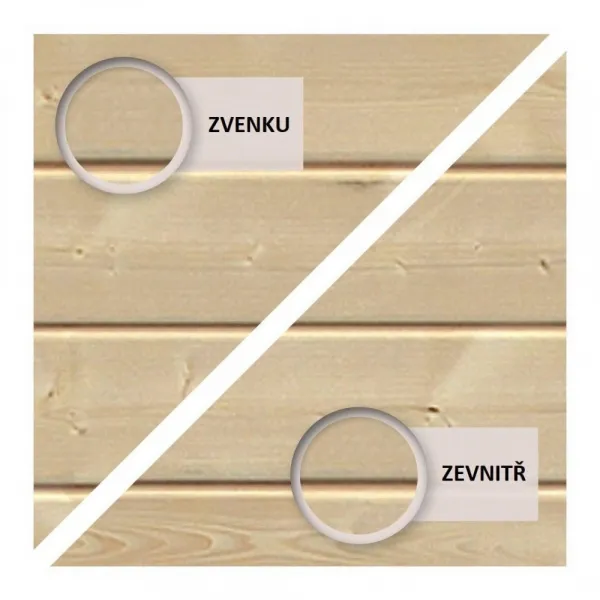 Drevený záhradný domček THERES 3 Lanitplast