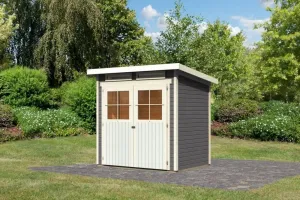 Drevený záhradný domček GLUCKSBURG 2 Lanitplast