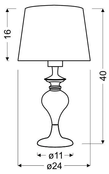 Stolová lampa GILLENIA Candellux