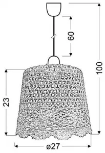 Závesná lampa NONNA Candellux