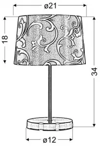 Stolová lampa AROSA Candellux