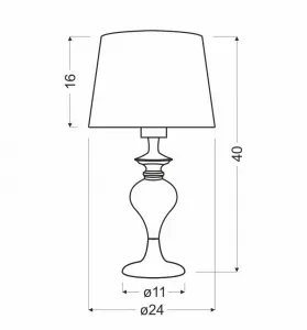 Stolová lampa PRIMA Candellux
