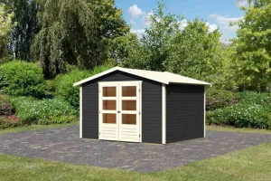 Drevený záhradný domček AMBERG 4 Lanitplast