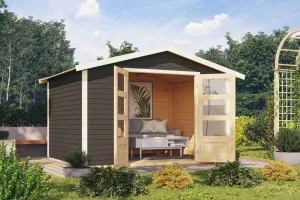 Drevený záhradný domček AMBERG 5 Lanitplast