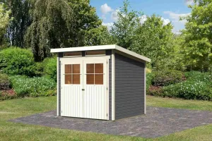 Drevený záhradný domček GLUCKSBURG 3 Lanitplast