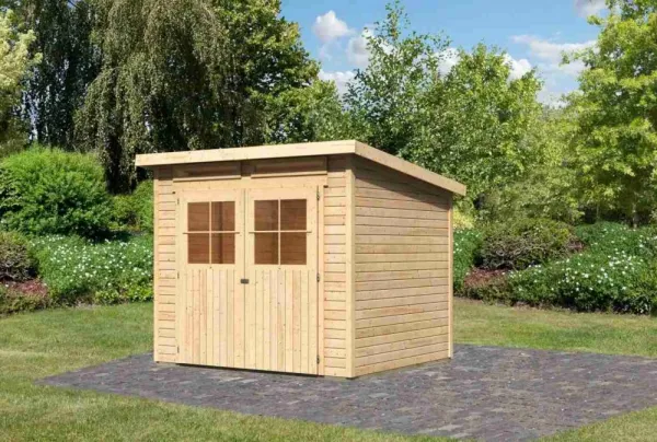 Drevený záhradný domček GLUCKSBURG 4 Lanitplast
