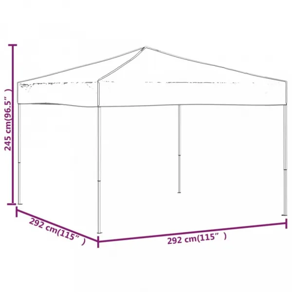 Party stan 3x3 m Dekorhome