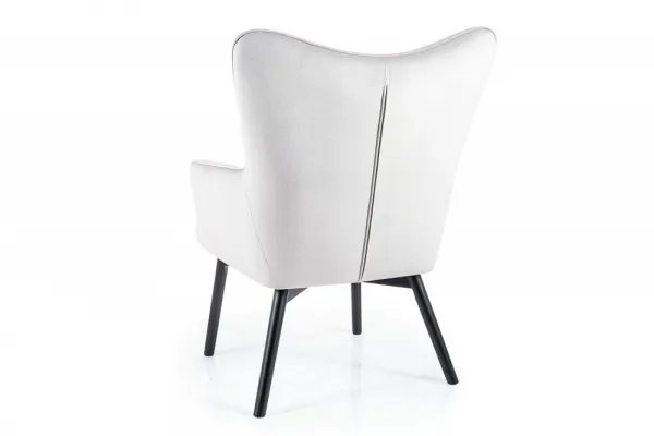 Signal Kreslo CARMEN VELVET Farba: Čierna / Bluvel 19