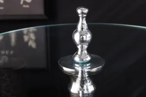 Odkladací stolík AMON Dekorhome Čierna / zlatá