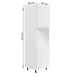 Vysoká skrinka AURORA D60P Tempo Kondela Biela