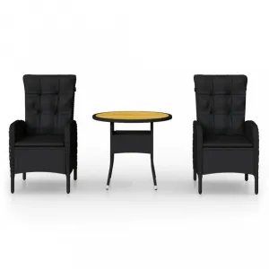 Záhradný bistro set 3 ks Dekorhome