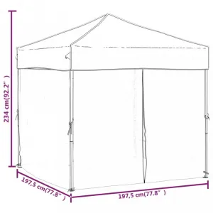 Party stan 2x2 m Dekorhome
