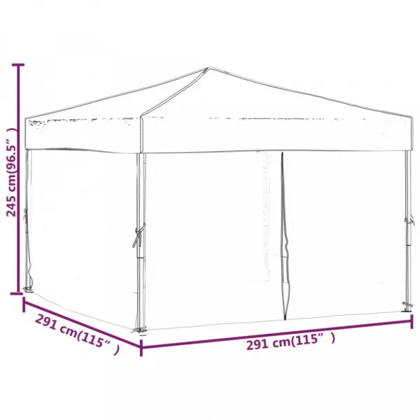 Party stan 3x3 m Dekorhome