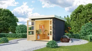 Drevený záhradný domček BASTRUP 2 Lanitplast