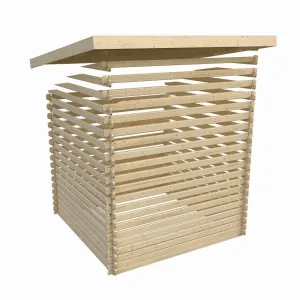 Drevený záhradný domček BASTRUP 3 Lanitplast