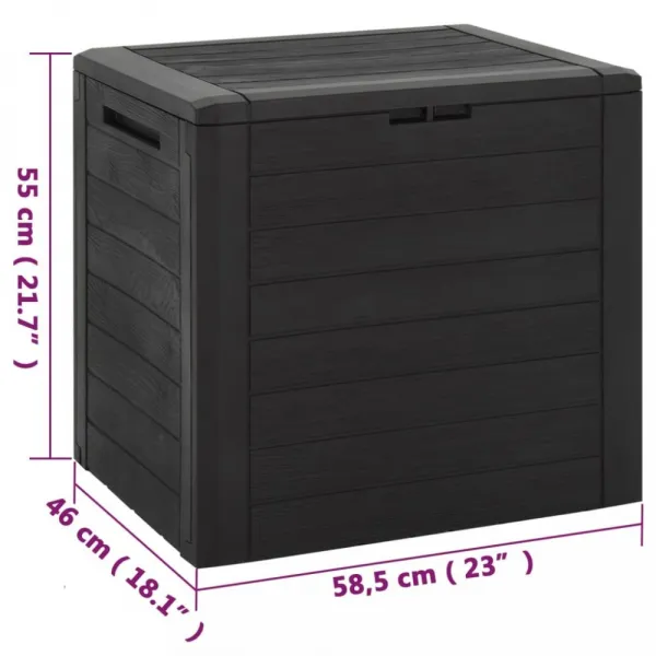 Záhradný úložný box 140 l Dekorhome