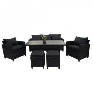 Záhradná sedacia súprava 6 ks