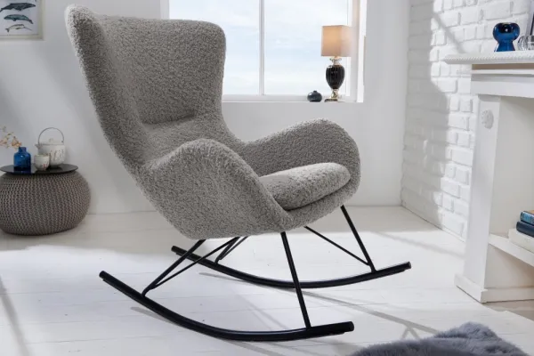 Hojdacie kreslo IKAROS Dekorhome Biela