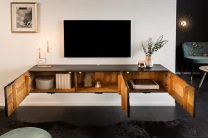 TV stolík FILEMON Dekorhome Čierna