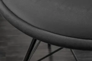 Jedálenská stolička 4 ks IKAROS Dekorhome Sivá