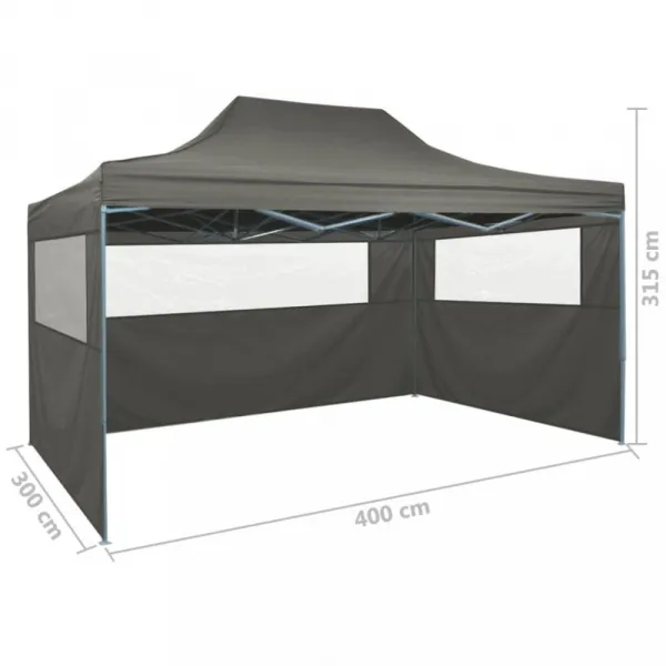 Skladacia party stan s bočnicami 3x4 m Dekorhome