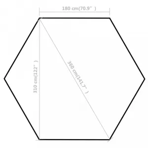 Party stan 3,5x3 m Dekorhome