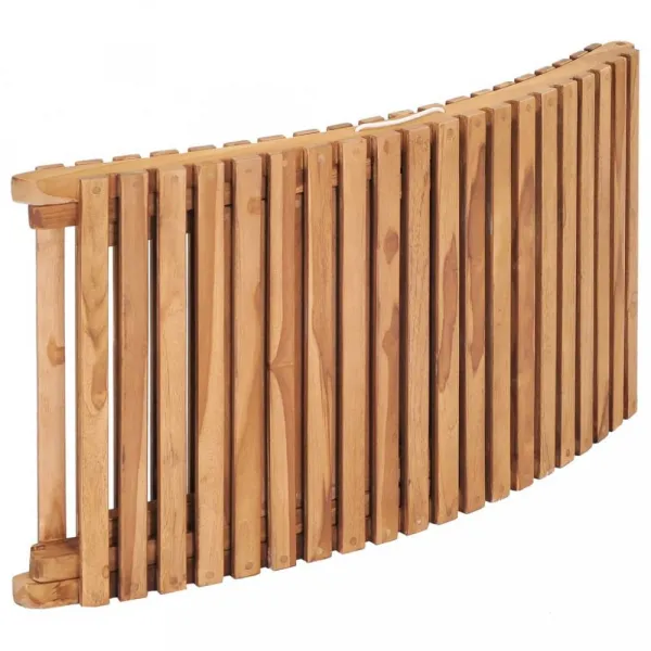 Záhradné lehátko 2 ks s poduškami teak
