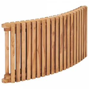 Záhradné lehátko 2 ks s poduškami teak