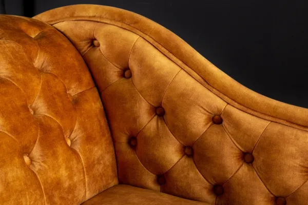 Chesterfield leňoška ZETHOS Dekorhome Sivá