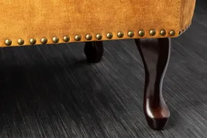 Chesterfield leňoška ZETHOS Dekorhome Sivá