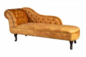 Chesterfield leňoška ZETHOS Dekorhome Sivá
