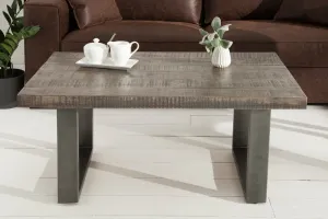LuxD Konferenčný stolík Thunder II 100 cm mango