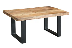 LuxD Konferenčný stolík Thunder II 100 cm mango