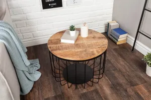 LuxD Konferenčný stolík Unity Loft 56cm mango