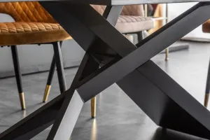 LuxD Rozťahovací keramický stôl Natasha 180-220-260 cm grafit