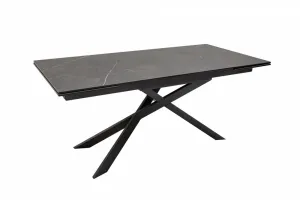 LuxD Rozťahovací keramický stôl Natasha 180-220-260 cm grafit