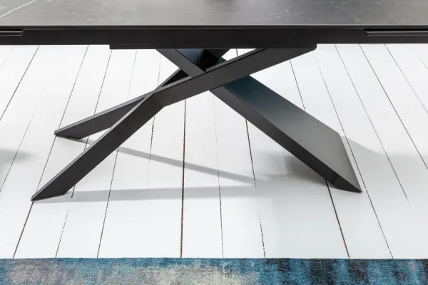 LuxD Rozťahovací keramický stôl Natasha 180-220-260 cm grafit