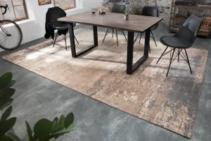 Koberec ASH Dekorhome Sivohnedá / žltá