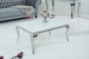 Konferenčný stolík ZETHOS Dekorhome Biela