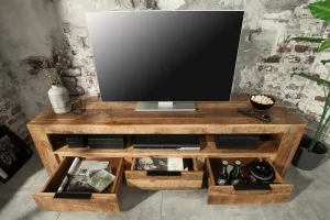LuxD Dizajnový TV stolík Thunder 170 cm mango
